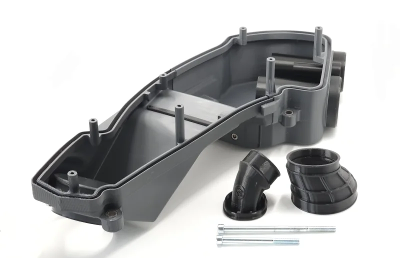 Airbox 3D gedruckt Piaggio Maxi schwarz glasfaserverstärkt