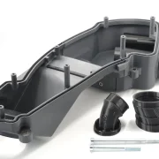Airbox 3D gedruckt Piaggio Maxi schwarz glasfaserverstärkt