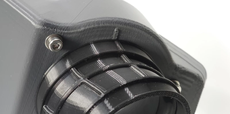 Airbox 3D gedruckt Piaggio Maxi schwarz glasfaserverstärkt