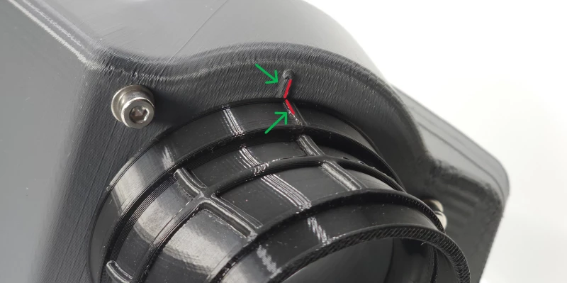 Airbox 3D gedruckt Piaggio Maxi schwarz glasfaserverstärkt