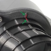 Airbox 3D gedruckt Piaggio Maxi schwarz glasfaserverstärkt