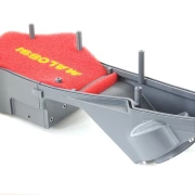 Airbox 3D gedruckt Piaggio Maxi schwarz glasfaserverstärkt