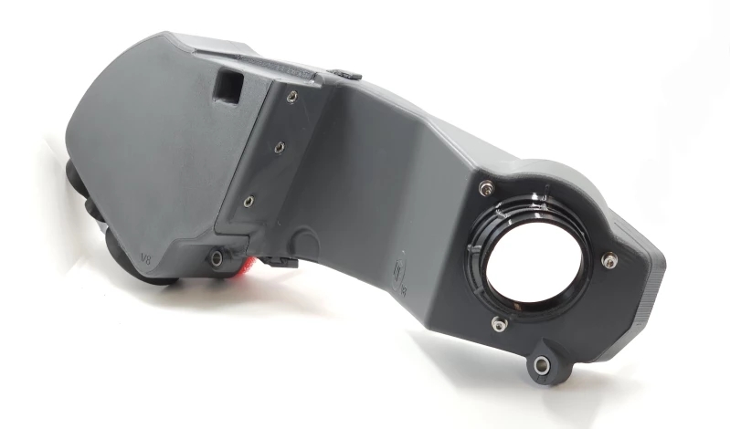 Airbox 3D gedruckt Piaggio Maxi schwarz glasfaserverstärkt