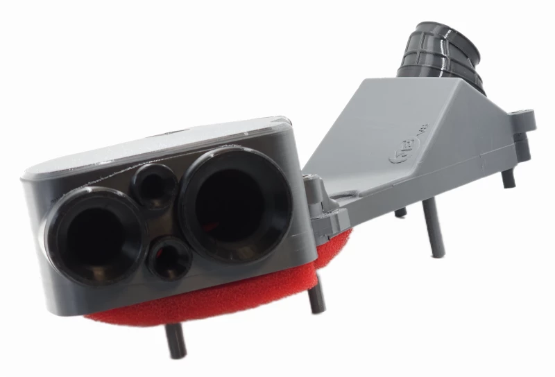 Airbox 3D gedruckt Piaggio Maxi schwarz glasfaserverstärkt