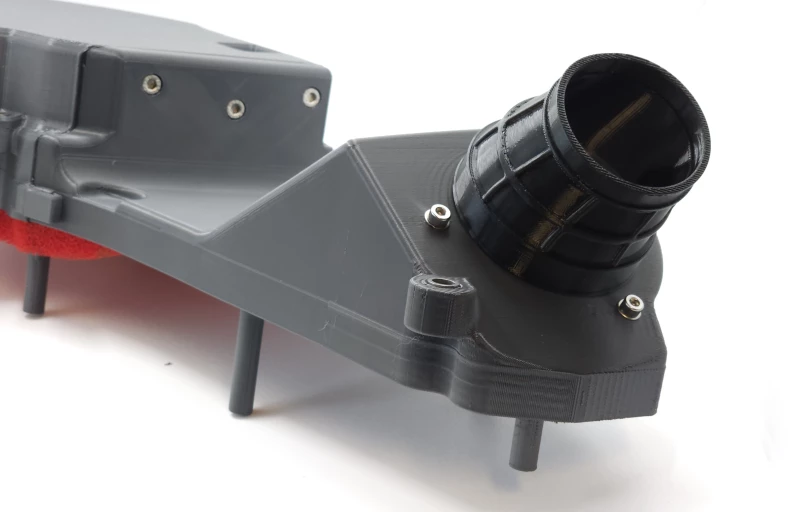 Airbox 3D gedruckt Piaggio Maxi schwarz glasfaserverstärkt