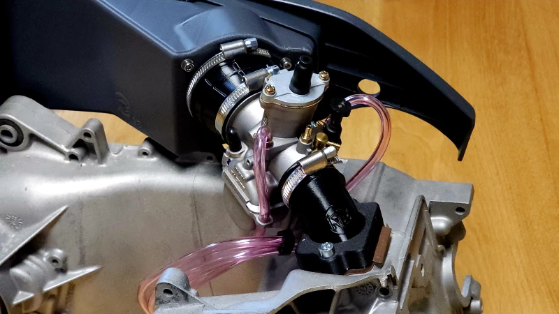 Airbox 3D gedruckt Piaggio Maxi schwarz glasfaserverstärkt