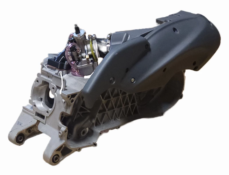 Airbox 3D gedruckt Piaggio Maxi schwarz glasfaserverstärkt