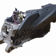 Airbox 3D gedruckt Piaggio Maxi schwarz glasfaserverstärkt