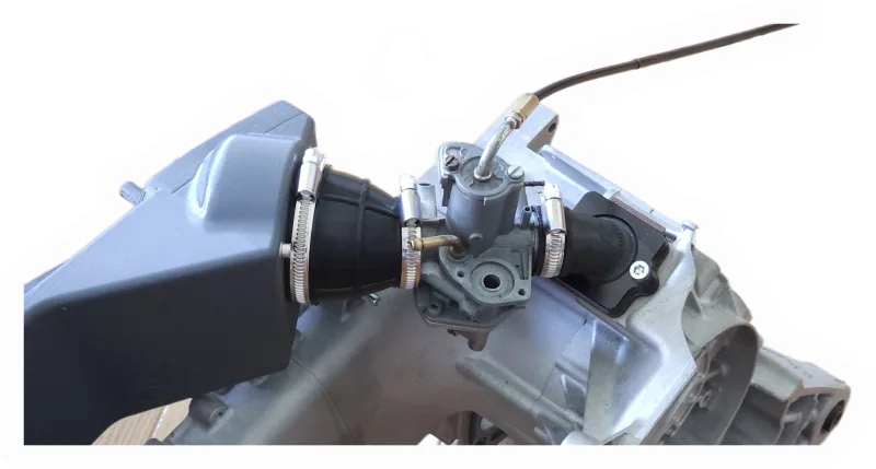 Airbox 3D gedruckt Piaggio Maxi schwarz glasfaserverstärkt