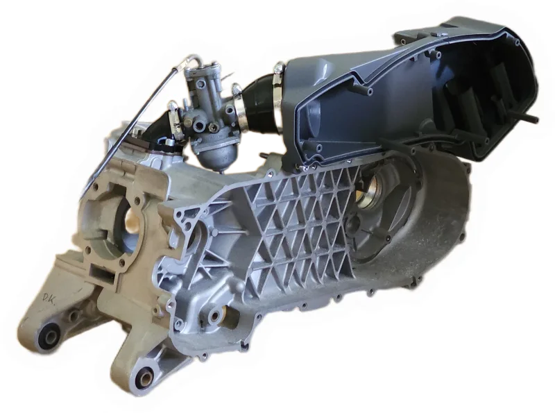 Airbox 3D gedruckt Piaggio Maxi grau