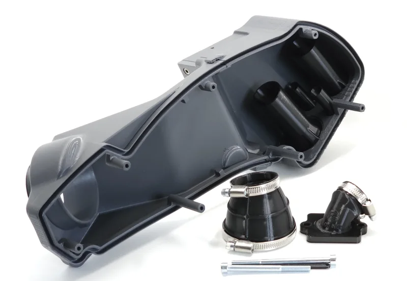 Airbox 3D gedruckt Piaggio Maxi grau