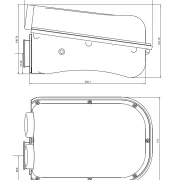 Airbox C-One/RC-One Piaggio/Minarelli kurz