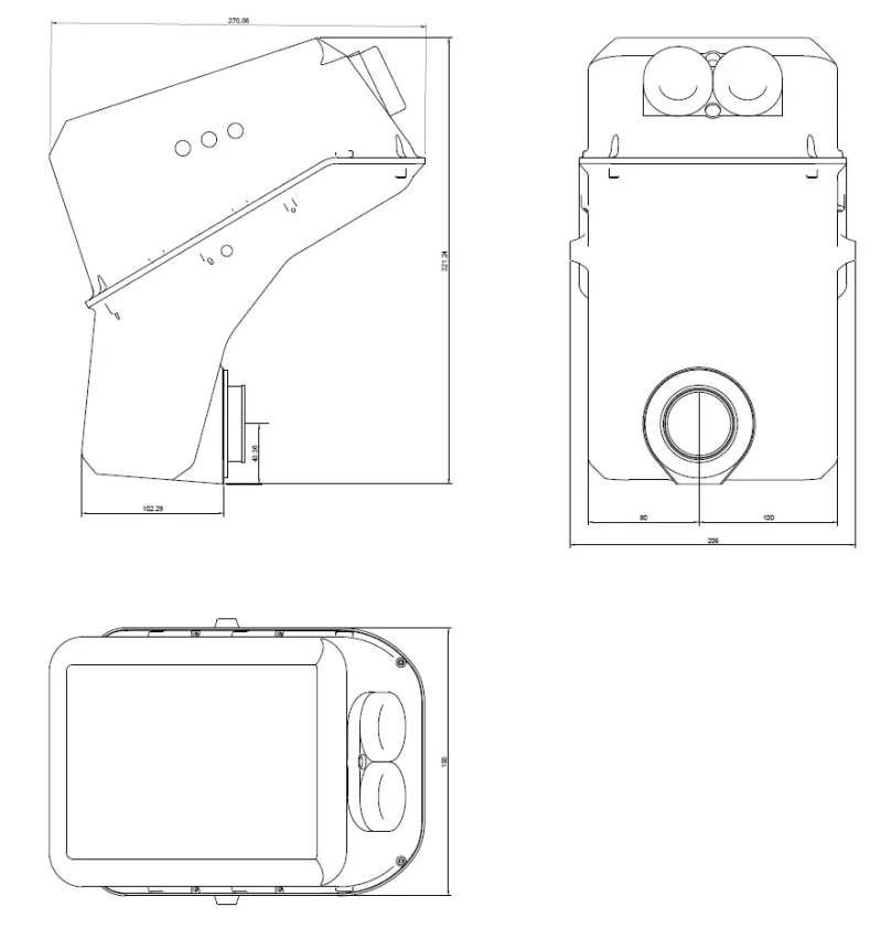 Airbox stehend Helmfach Piaggio Zip 1