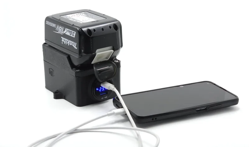 Akkuadapter für Makita mit USB-C und A