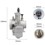 Nibbi Racing PWK 32 SP Silver Line Vergaser